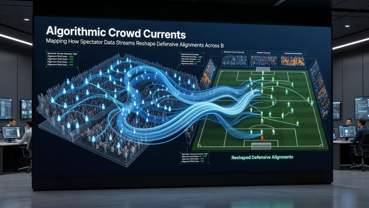 Hockey and racing defensive alignments influenced by real-time spectator metrics
