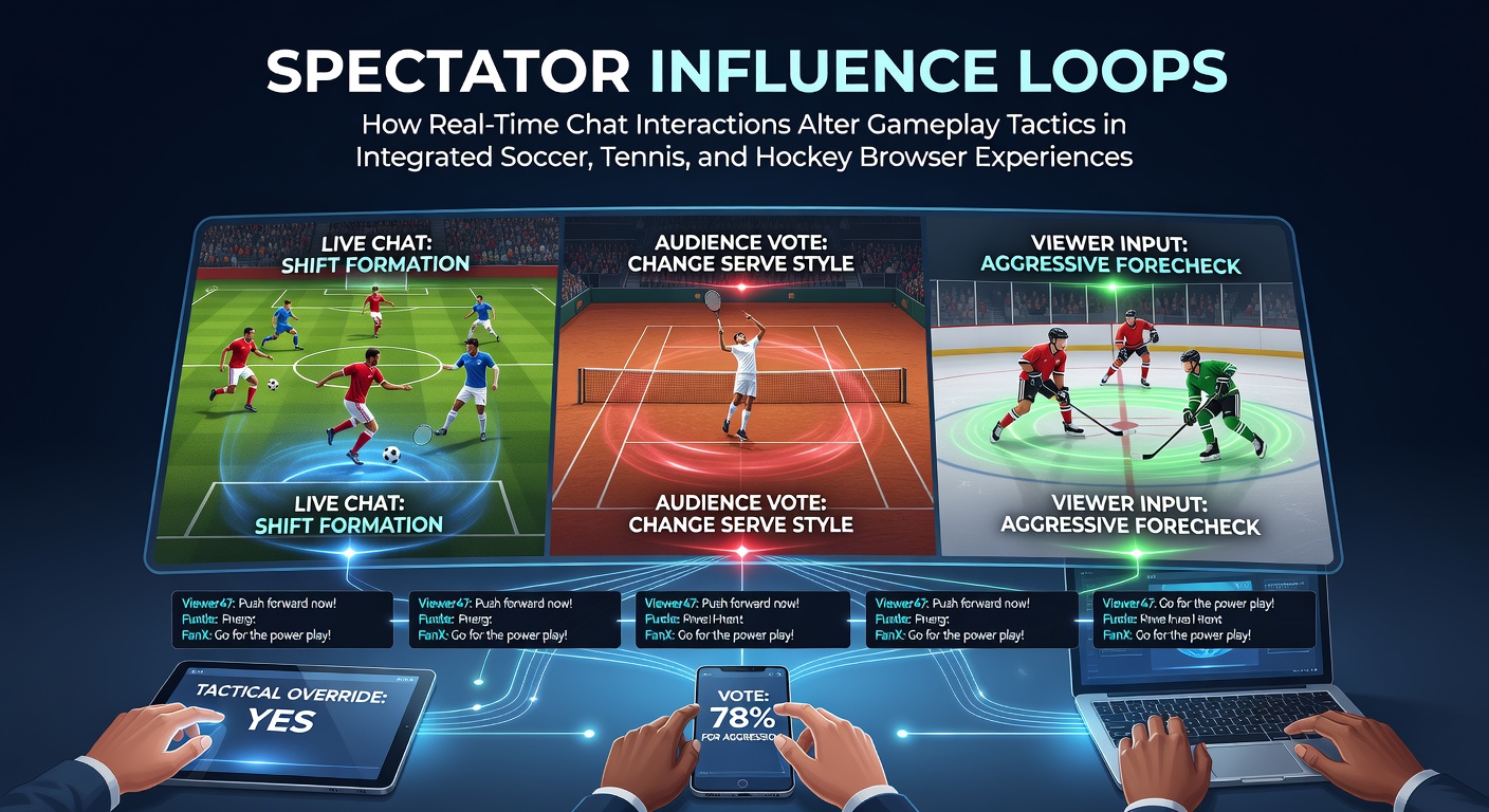 Real-time chat overlays active during a browser-based soccer match with spectator messages influencing on-screen tactics